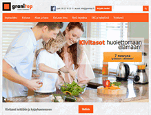 Tablet Screenshot of granitop.fi